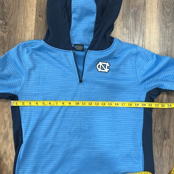Colosseum UNC Tarheels 1/4 Zip Blue Fleece Sweatshirt Jacket Youth Size XL (20). - Picture 16 of 16